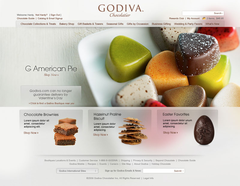 The clean layout with focus on flavor notes and beautiful visuals keeps this site looking modern.